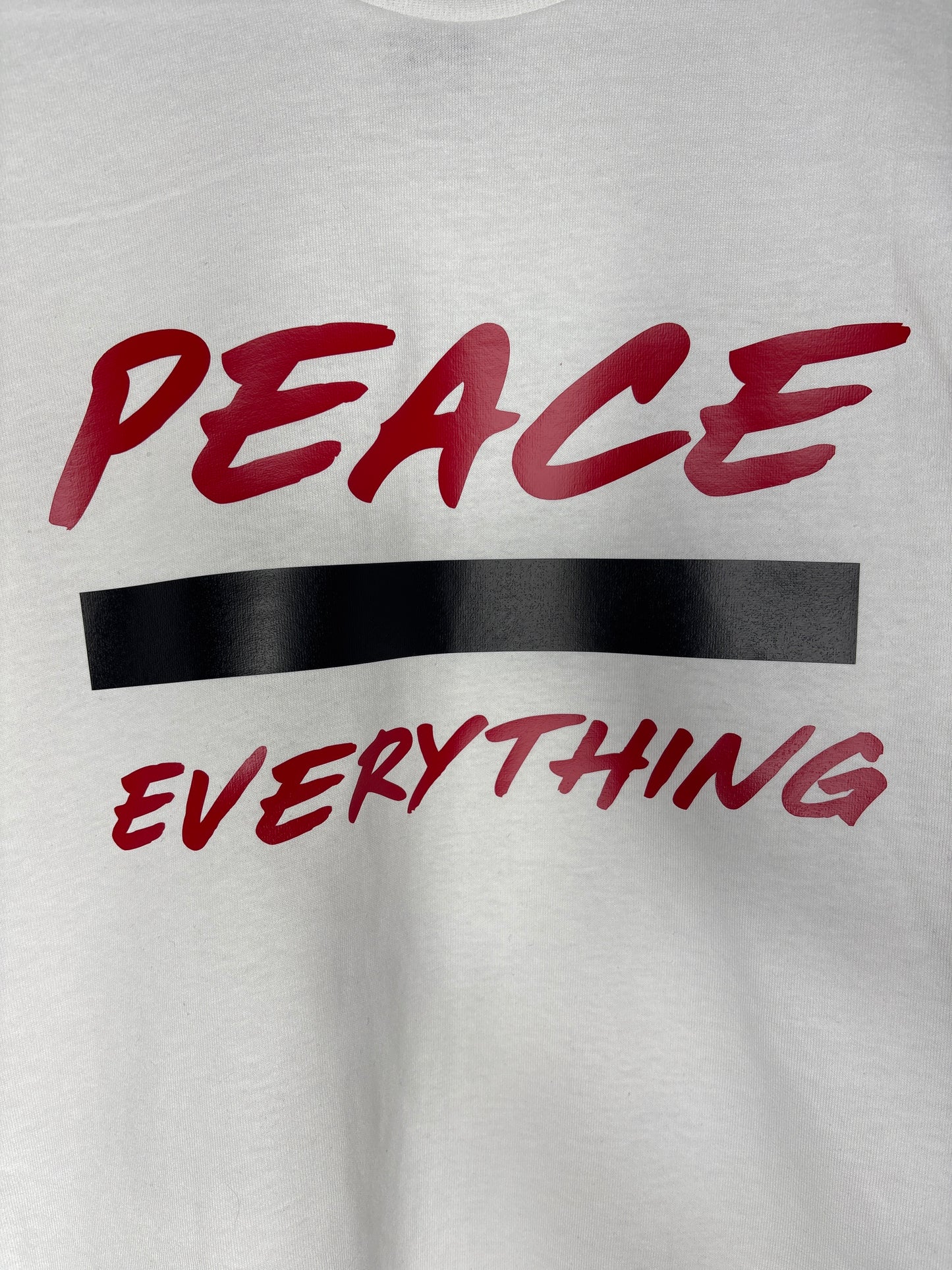 Peace Over Everything T-SHIRT White