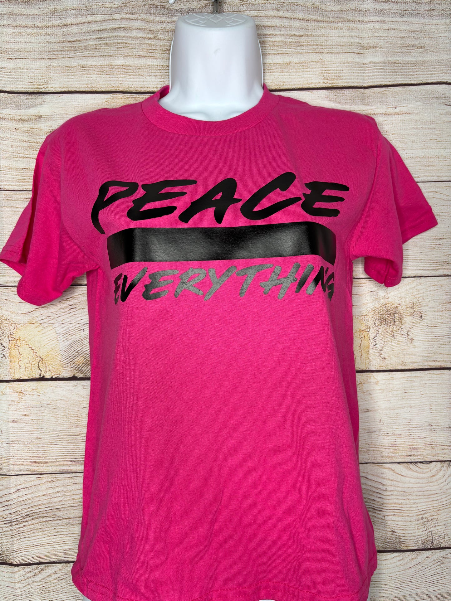 Peace Over Everything T-SHIRT Pink