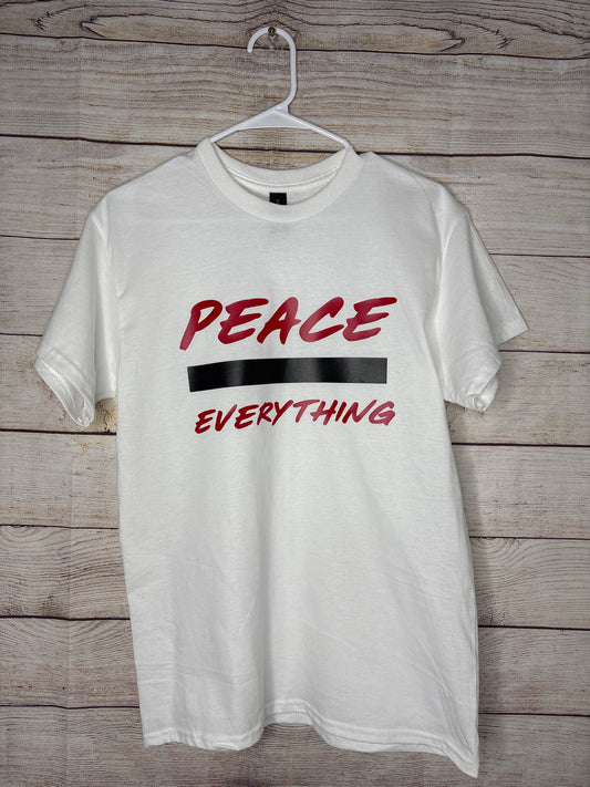 Peace Over Everything T-SHIRT White