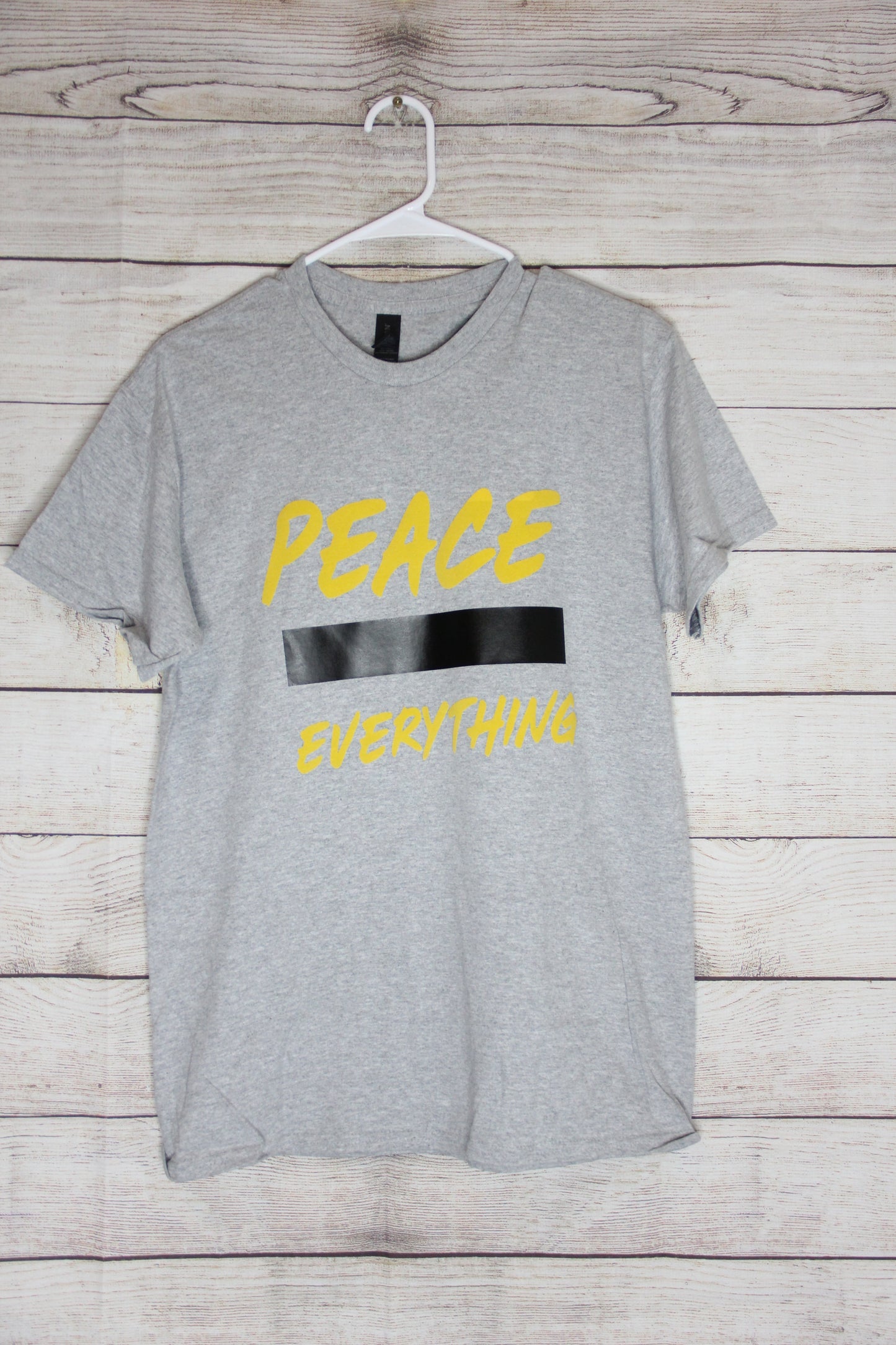 Peace Over Everything T-SHIRT GREY