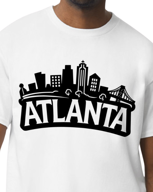 ATLANTA Heat Transfer Graphic T-Shirt